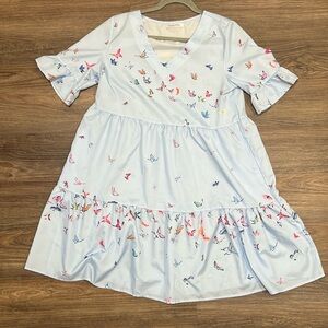 Misslook baby blue dress/ Large